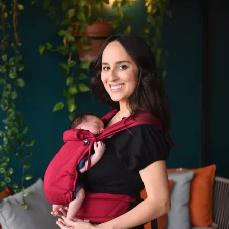 Mochila Ergonomica Neko Tiny Sangria